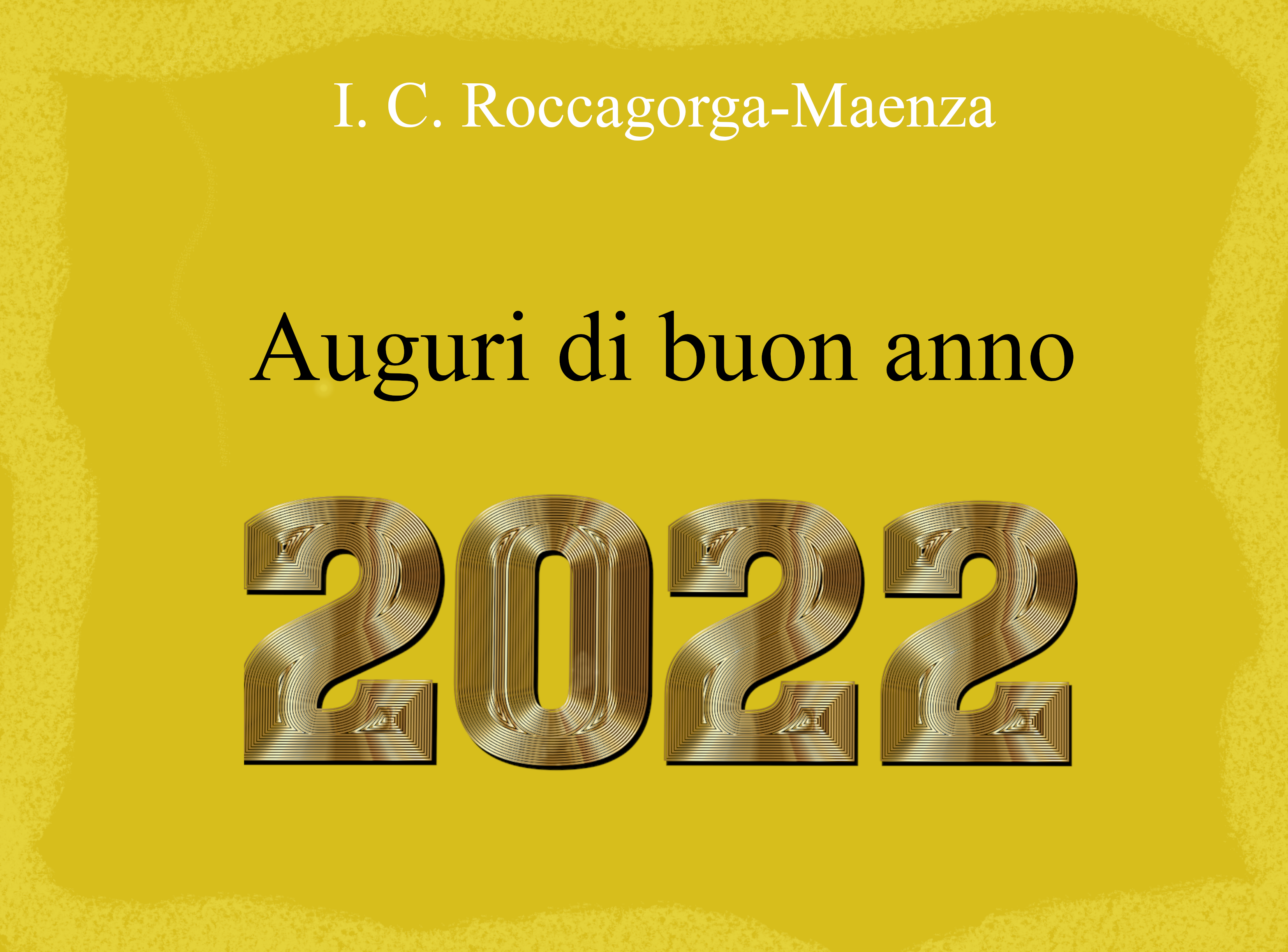 BUON ANNO 2022 A TUTTI