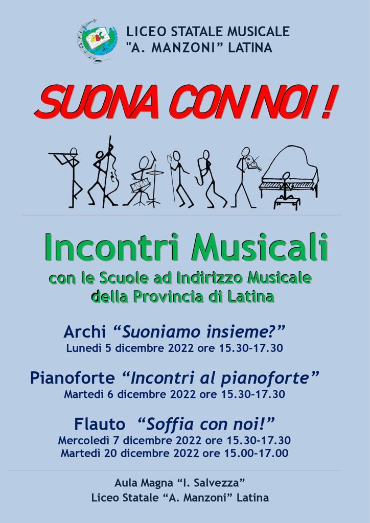 Incontri Musicali – Liceo Statale A. Manzoni – Latina