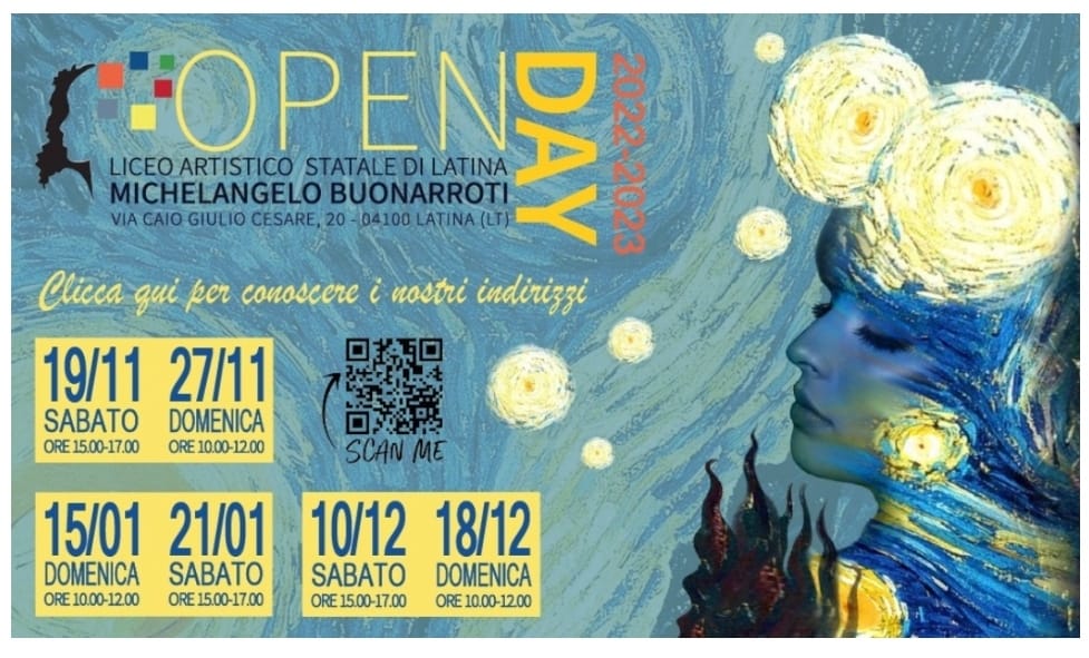 Open Day – Liceo Artistico Statale “Michelangelo Buonarroti” – Latina